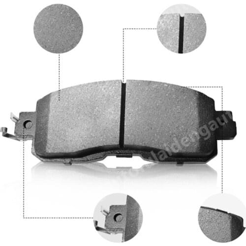 4pcs For 2015-2019 Porsche Cayenne Macan Brake Pad Set Front Centric StopTech Disc Brake Pad Set car accessories