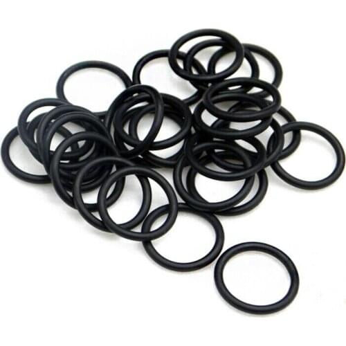 5pcs Thickness 1.5mm Black Nitrile Rubber O Ring OD 5-80mm Oil-Resistant NBR Seal Washer Heat resistance 100