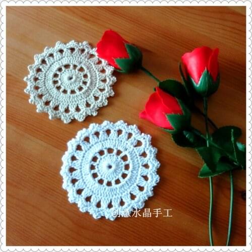 50 pic 2016 china latest products natural cotton handmade fabric plate mug on the table for home decoration pot holder sale