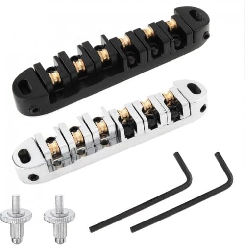Guitar Accessories Electric Guitar Roller Bridge Locking Tune-O-Matic Tailpiece for LP Guitar