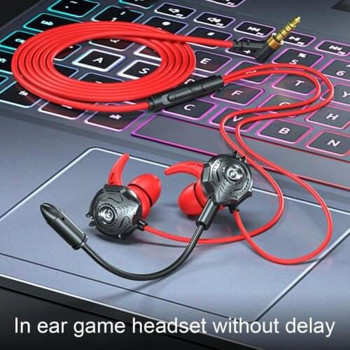 Aygo G500 3.5mm Universal Noise-canceling In-ear Earphone Gaming Music Headset Ergonomic Design Wired Headset For Mobile Phone