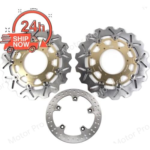 For Bmw F800GS 2009 - 2015 Adventure Front Rear Brake Disc Disk Rotor Kit Motorcycle F 800 GS F800 2010 2011 2012 2013 2014 GOLD