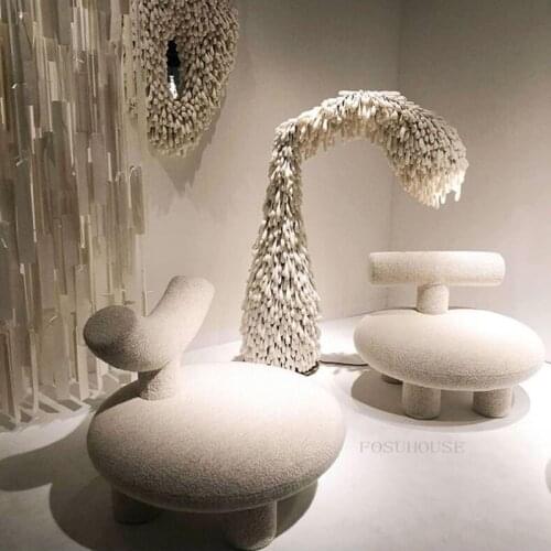 Living Room Home Furniture Single Sofas Modern Simple Hotel Tatami Bedroom Leisure Chair Clothing Store Balcony Backrest Chairs