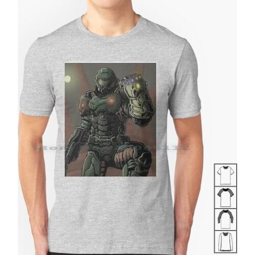 Doom-Doom Eternal-Infinity T Shirt 100% Cotton Doom Doom Eternal Final Doom Doom Eternal Doomguy Marauder Revenant Hell Demon
