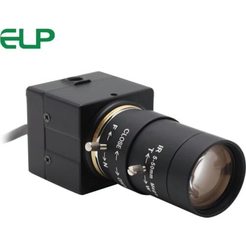 5-50mm Varifocal CS lens 5MP 2592X1944 USB HD Surveillance Cameras OV5640 Mini box Video USB camera for Notebook Laptop PC