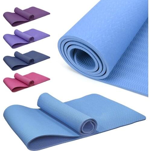 1830*610*6mm Foldable Carpet Mat Yoga Mat Natural Rubber Beginner Gym Mat Thicken Non-Slip Men And Women Use kоврик для йоги