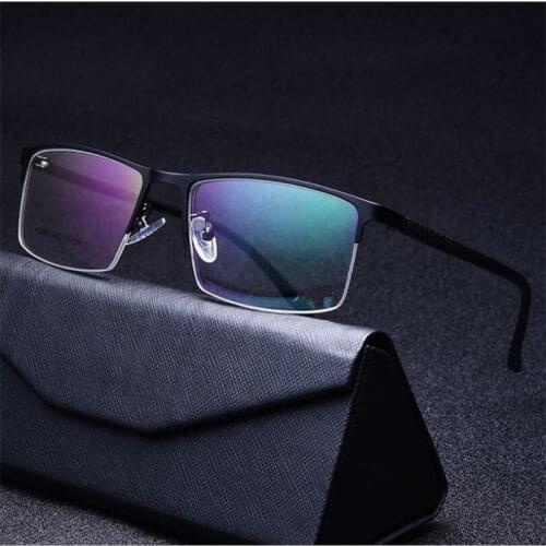 Mens Half Frame Sports Flat Glasses Mens Business Glasses B5085