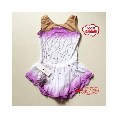 Girls Figure Skating Dresses Graceful New Brand Ice Skating Dress For Competition DR4094