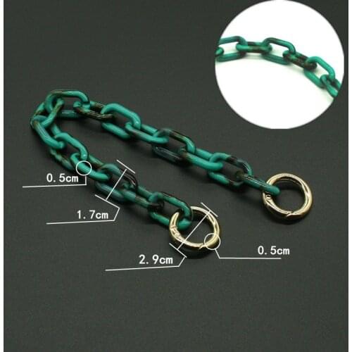 Removable And Replaceable Shoulder Strap Bag Diy Acrylic Resin Bag Chain Plastic Belt Female Bag Accessories