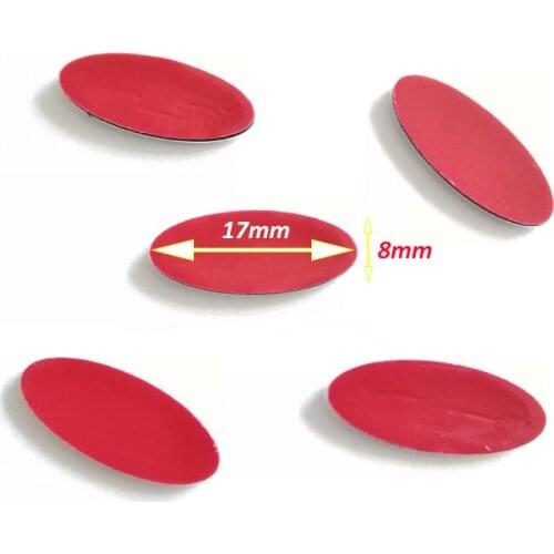 5pcs/lot 18X7mm car key emblem sticker with thickness back glue