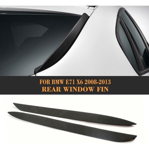 PU Rear Window Wing Spoiler Boot Lip for BMW X6 E71 2008 - 2013 Rear Window Side Spoiler Wing Lip Car Styling