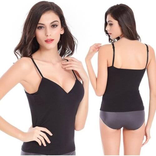 Women Underwear Wireless Bras Modal Seamless Bra Padded Solid Tank Top Straps Intimate Wear S M L XL