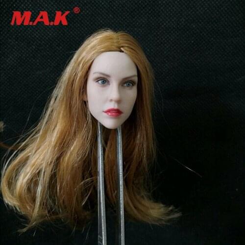 1/6 European Female Head Carving Young Girl Head Sculpt 12'' Figure Head