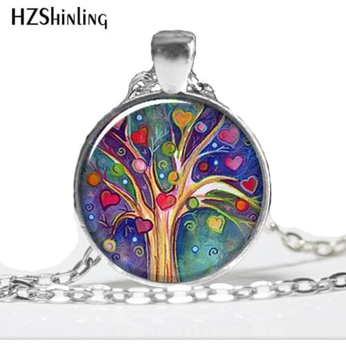 1 pc Tree of Hearts Valentine pendant charm,Valentine jewelry pendant Necklace, Valentine Tree necklace Gift for Valentines Day