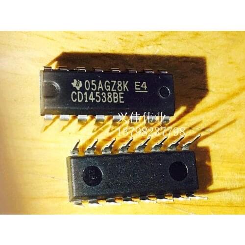 10PCS New original authentic CD14538BE HEF4538BP DIP-16 Logic - Multivibrators