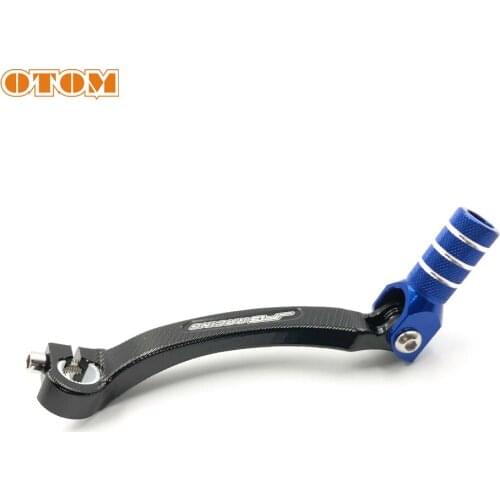 OTOM Off-Road Motorcycle CNC Gear Shift Shaft Aluminum Folding Arm Pedal Gearshift Lever For YAMAHA YZF YZ250F YZ450F 2014-2016
