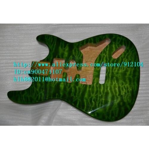 Free shipping retail new stick flower basswood electric guitar body F-1445