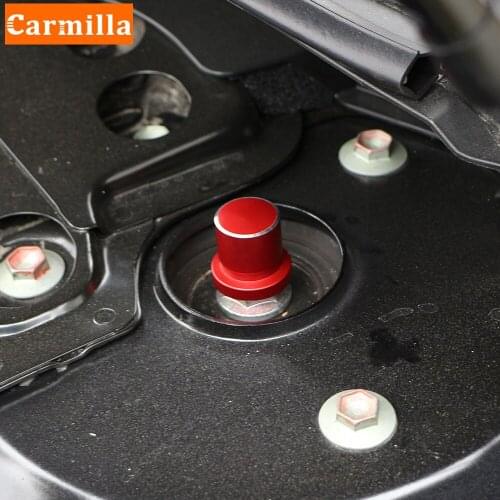 Carmilla 2Pcs Aluminum Alloy Car Shock Absorber Screw Cap Protective Nut Cover for Nissan Altima Teana 2012 - 2020 Accessories