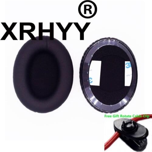 XRHYY Black Replacement Ear pads EarPads Cushions For Bose AE1 Triport 1 TP-1 TP-1A Headphones With Free Rotate Cable Clip