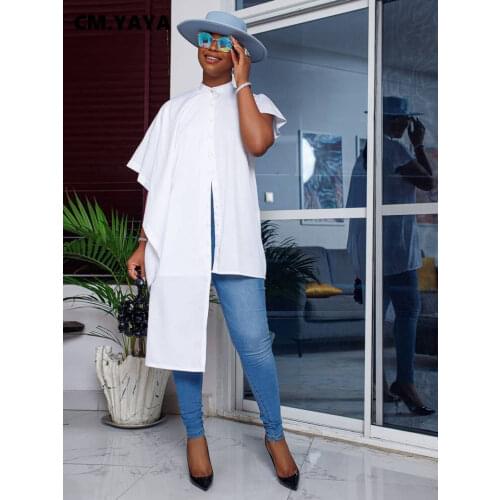 Белые блузки CM.YAYA China At AliExpress