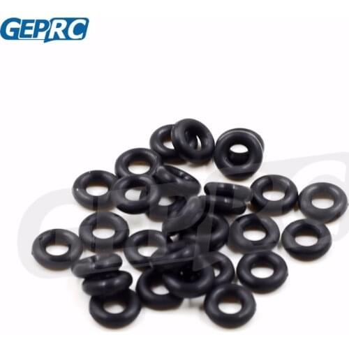 GEP 100pcs 3mm silicone Damping rubber ring For FPV RC Drone Flight Control