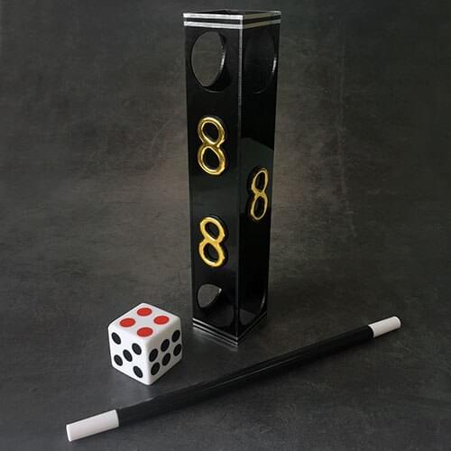 Jumbo Dice Tunnel-Magic tricks magic props mentalism,stage magic