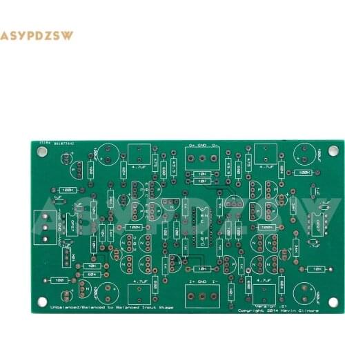 K.G-dynahibal KG source file Kevin Gilmore Unbalanced to balanced preamplifier PCB