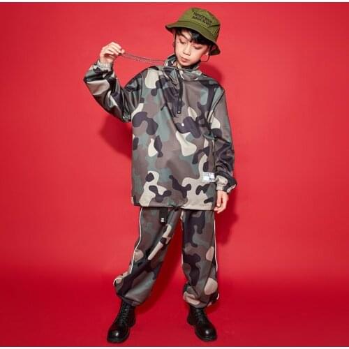 Fall Hip Hop Clothes For Kids Performance Costume Designer Clothing Fashion Wears Rave K-pop Outfits Jazz Dance Wear DL7048