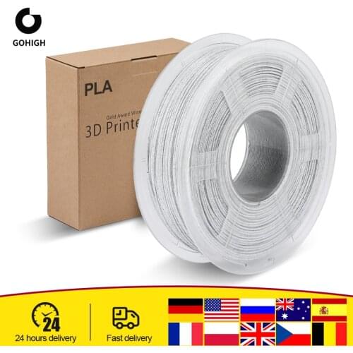 GOHIGH PLA Marble Filament 1KG/Roll 3D Printer Materials Rock Effect for Printing Good Toughness