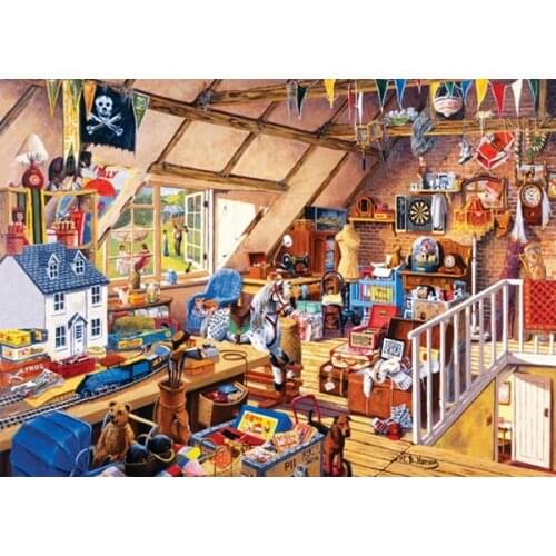 Scenic Chalet, attic,villag Arts Needlework 14CT Canvas Unprinted Handmade Embroidery Cross Stitch Kits Set DIY Home Decor