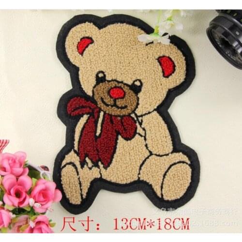 DIY Clothing patch,Butterfly bear towel embroidery,Computer embroidery gum decals,Clothing accessories