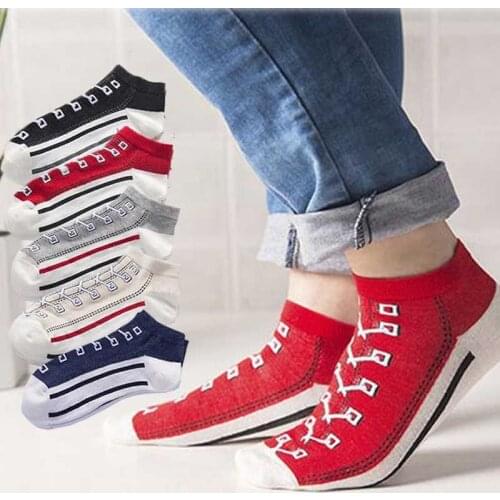 Sports Socks Cotton Low Cut Sock Slippers Running Basketball Cycling Socks Korean Street Couple Socks Men Women 36-44