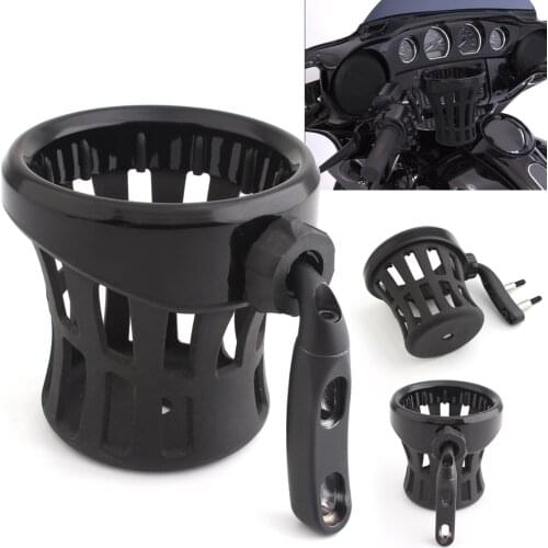 Clutch Brake Perch Mounts Drink Cup Holder For Harley Road King Electra Glide Sportster Dyna Softail Water Beverage Support