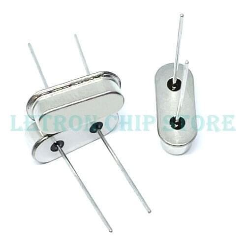 10pcs 20MHZ 22.1184MHZ 24MHZ 24.576MHZ 24MHZ 25MHZ 26MHZ Quartz Crystal Resonator Passive Oscillator HC-49S