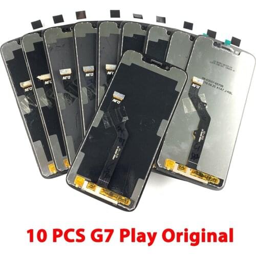 10 Pieces/lot Original Test 5.7'' For Motorola Moto G7 Play Touch Screen Digitizer LCD Display For Moto G7 Play LCD Replacement
