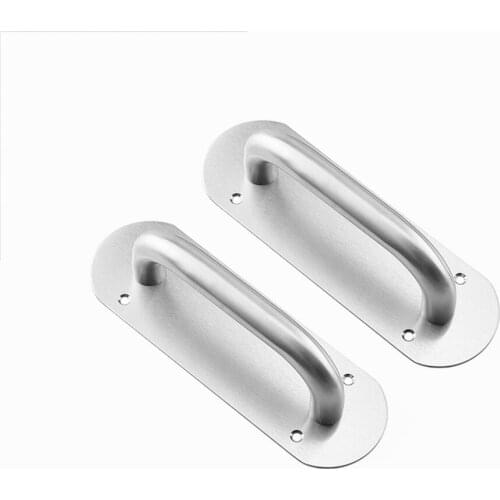 2pcs/lot Stainless Steel Handles Door Push Pull Handle Sliding Barn Door Pull Handle Wood Door Handle 200mmx65mm