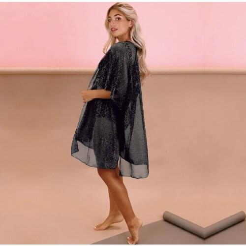 2021 Boho Women Beach Bathing Suit Cover-ups Plus Size Beach Wear Kimono Dress Women Summer Swimsuit Cover Up A812