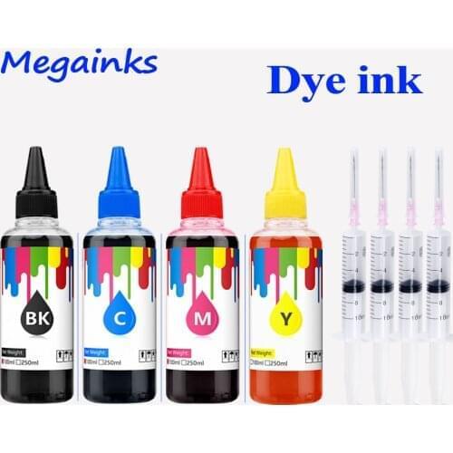 4PC x 100ml 903 Refill dye ink For hp 903xl for HP Officejet Pro 6960 6968 6975 6978 cartridge & ciss