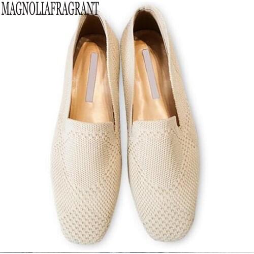 Spring Autumn Women Fashion Anti-slip Ballet Flats Soft Shoes Square Head Flat single Shoes Casual Soft Wear women shoes hy18