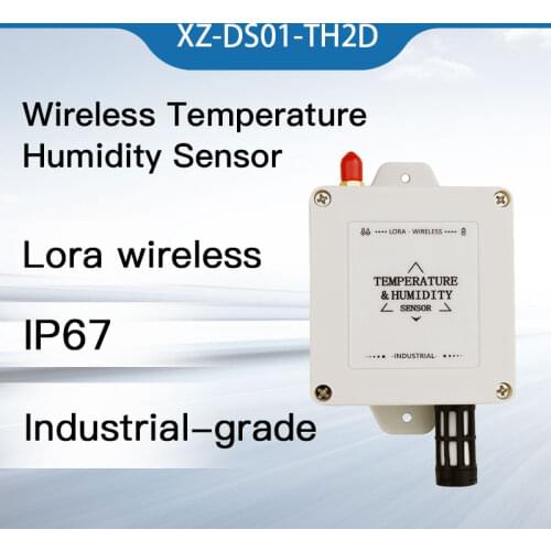 LoRa Temperature Humidity Data Logger Wireless Hygrometer Thermometer Sensor 470/433mhz/868mhz/915mhz Built-in Lithium Battery