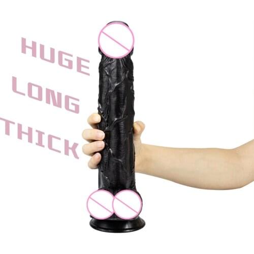 31*5.2cm Long Huge Artificial Penis Suction Cup Big Dildo Anal SexToy Female Masturbator Erotic Massager Couples Flirt Dong