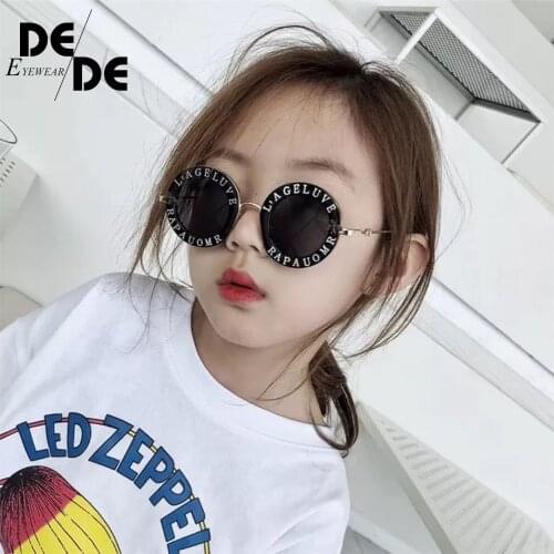 2019 Steampunk Bee Kids Sunglasses Boys Girls Luxury Vintage Children Sunglasses Round Sun Glasses Oculos Feminino Accessories