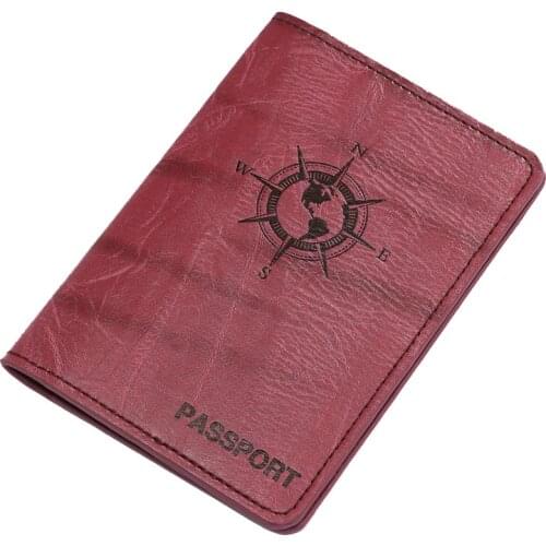 Travel Compass Passport Cover Not All Those Who Wander Are Lost Passport Holder Designer Cover on The Passport