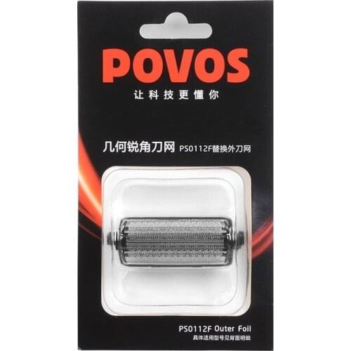 Electric Shaver Orginal Replacement Blade Razor The Outer Foil For POVOS PS8108 8106 8118