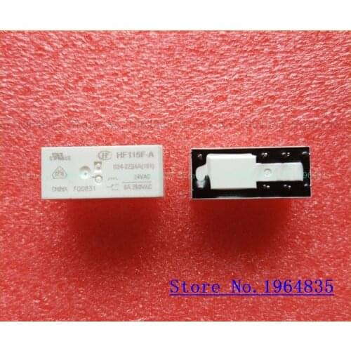 HF115F-A-024-2ZS4A 24VAC 8 8A