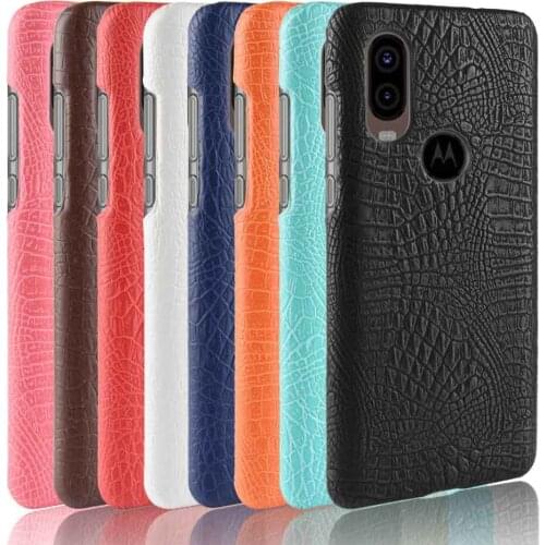 Leather phone Case For Motorola moto One Onepower / One Vision / X 2017 Back cover Protective shell retro fundas