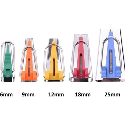 6/12/18/25mm DIY Belt maker Fabric bias tape maker Patchwork Bias Binding Tape Crafts Sewing Tool