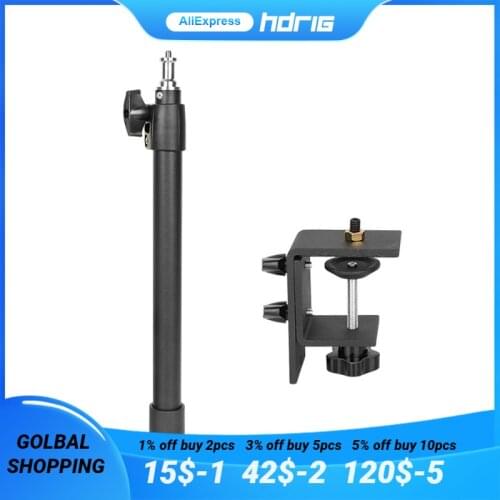 HDRiG Desktop Desktop Fixture Mounting Bracket For Cameras And Lighting Equipment With 1/4-inch Screws Suitable For Photo Studio