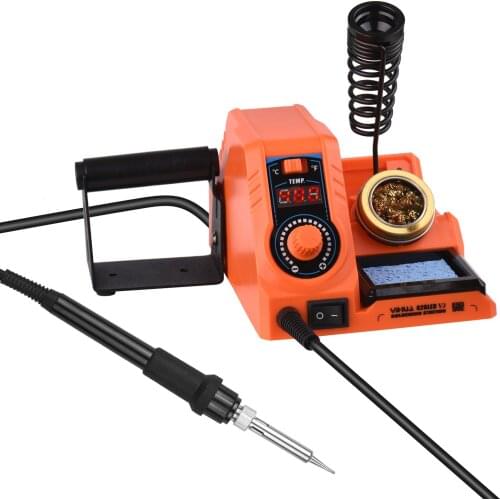 Soldering Station Adjustable Temperature from 200℃-480℃ / 392℉-896℉ Heat Torch for Welding Repair DIY Tip Cleaner Solder Wire