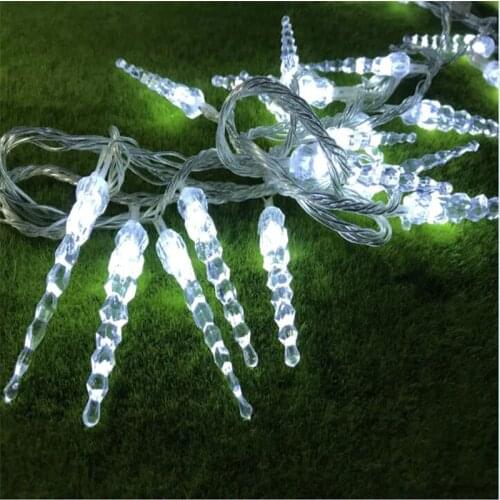 Holiday Lighting 10M 100LED Icicle Home Xmas Decoration Christmas Lights Outdoor Waterproof Fairy Curtain String Lights